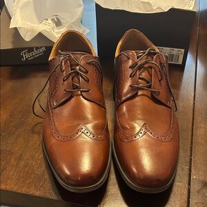 Florsheim Men's Tamilio Wing  Brown Oxford Shoes (Cognac) size 13